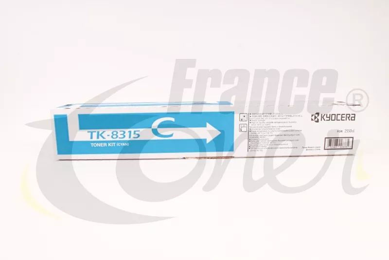 Toner KYOCERA TK8315C (1T02MVCNL0) - CYAN (bleu...