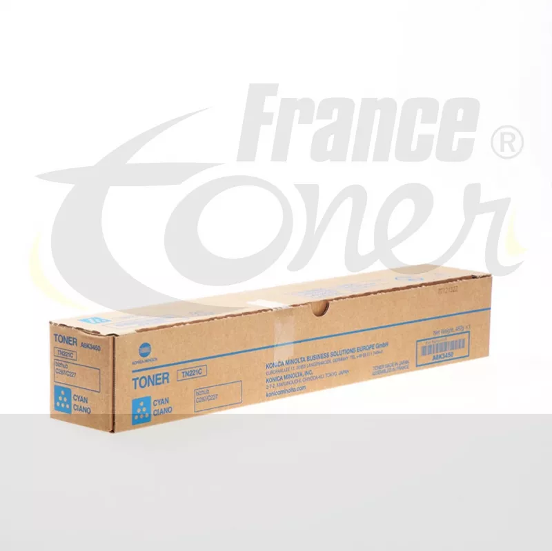 Toner KONICA.MINOLTA TN221 (A8K3450) - CYAN (bl...