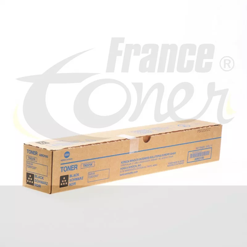 Toner KONICA.MINOLTA TN221 (A8K3150) - NOIR - F...