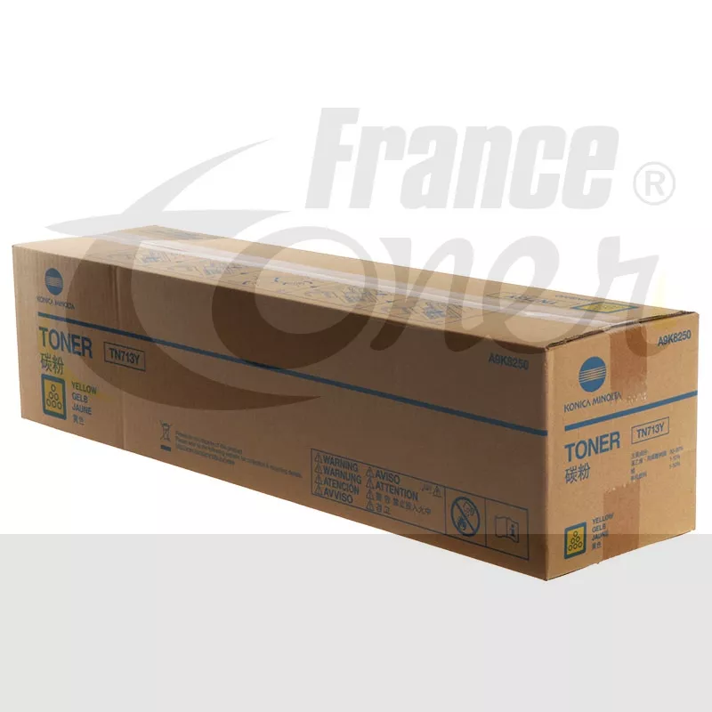 Toner KONICA.MINOLTA TN713Y (A9K8250) - JAUNE -...