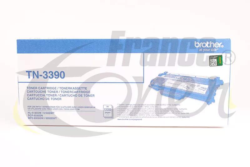 Toner BROTHER TN3390 (TN-3390) - NOIR - Format XL