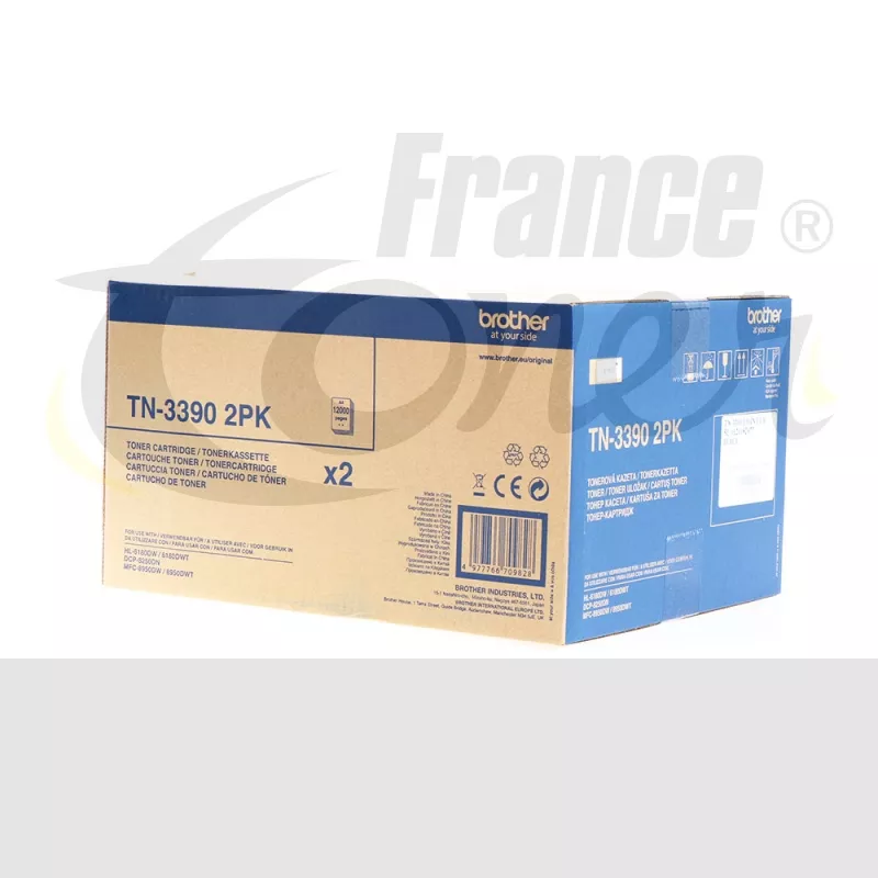 Pack de 2 toners BROTHER TN3390 (TN-3390TWIN) -...